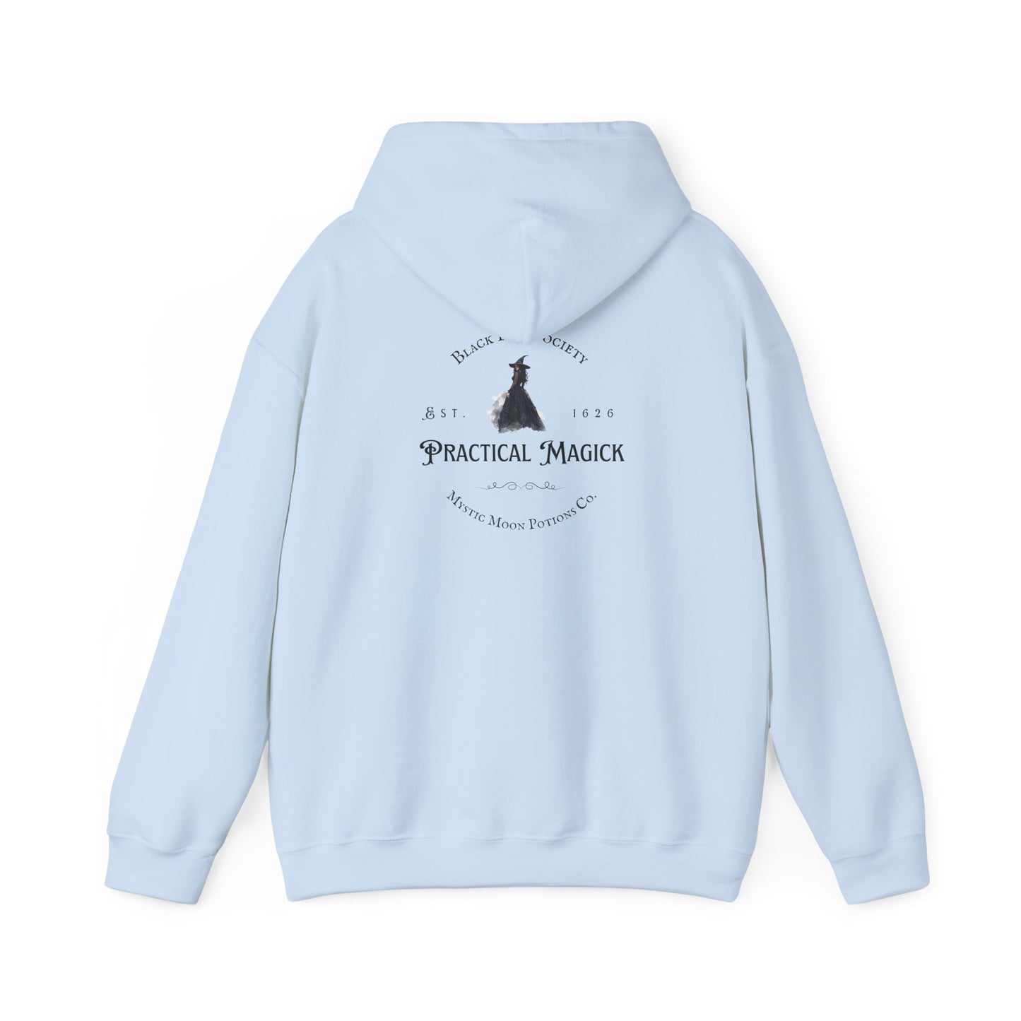 Practical Magick Unisex Hooded Sweatshirt, Cozy Witchy Apparel, Halloween Gift, Spiritual Fashion, Everyday Wear
