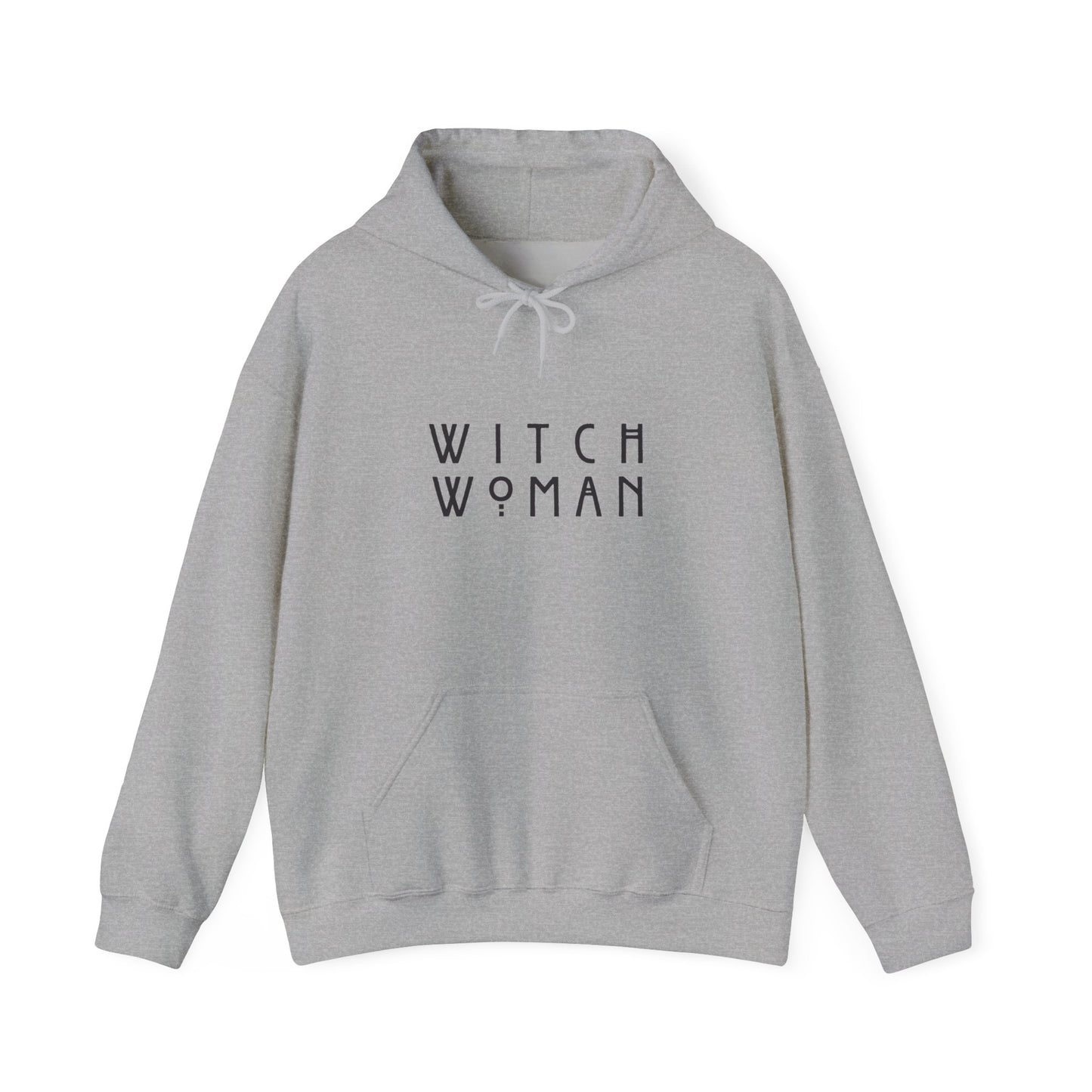 Witch Woman Hoodie, Unisex Hooded Sweatshirt, Cozy Witchy Apparel, Halloween Gift, Spiritual Fashion, Everyday Wear