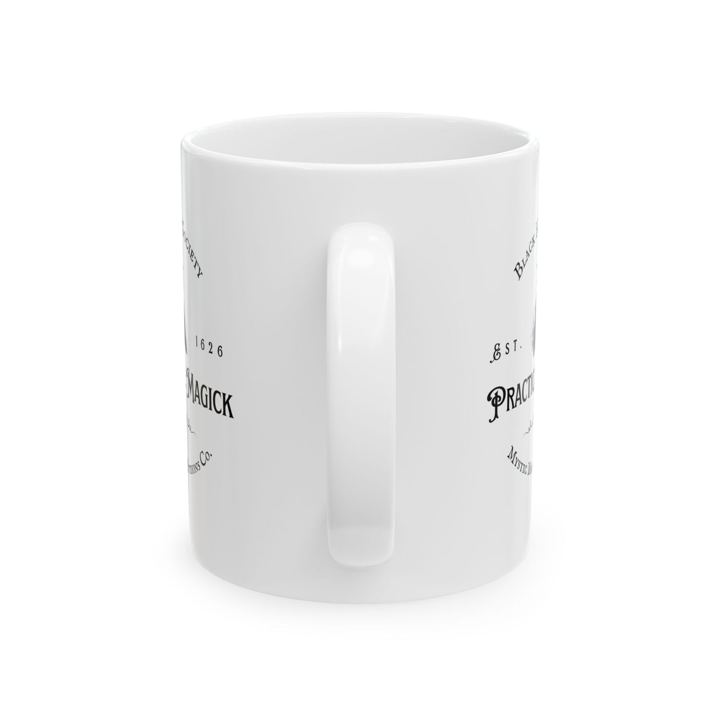 Mystic Moon Potions Co. Practical Magick Ceramic Mug, Perfect Gift for Coffee Lovers, Unique Tea Cup, Home & Office Decor, Birthday & Holiday Present