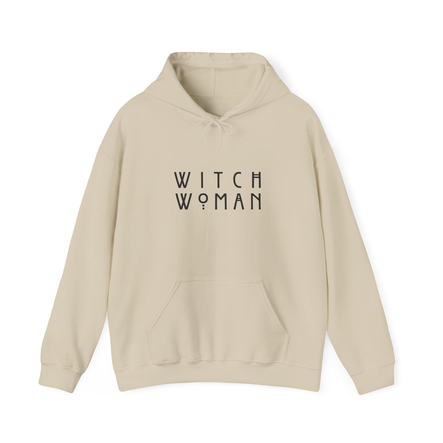 Witch Woman Hoodie, Unisex Hooded Sweatshirt, Cozy Witchy Apparel, Halloween Gift, Spiritual Fashion, Everyday Wear