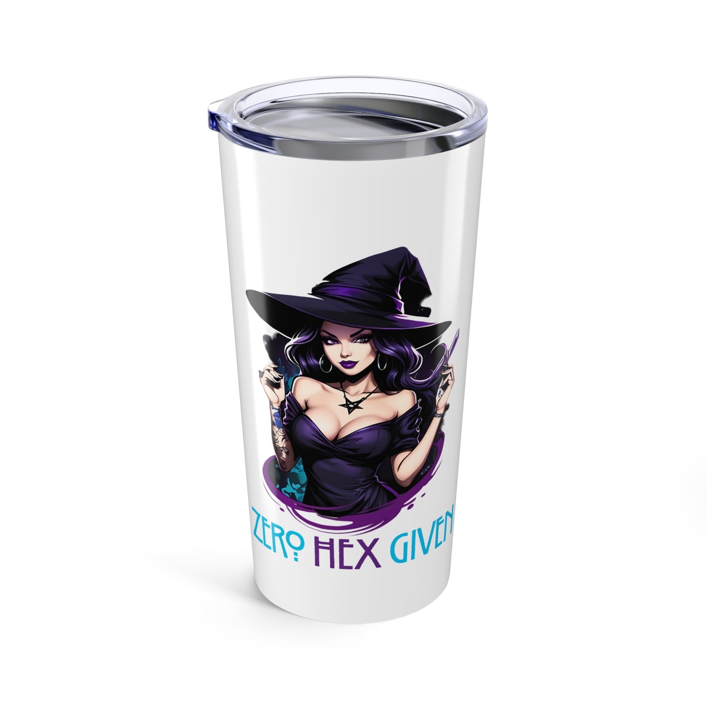 Witchy Zero Hex Given Motivational Drinkware for Daily Inspiration, Unique Gift for Friends, Perfect for Home, Office, and Travel