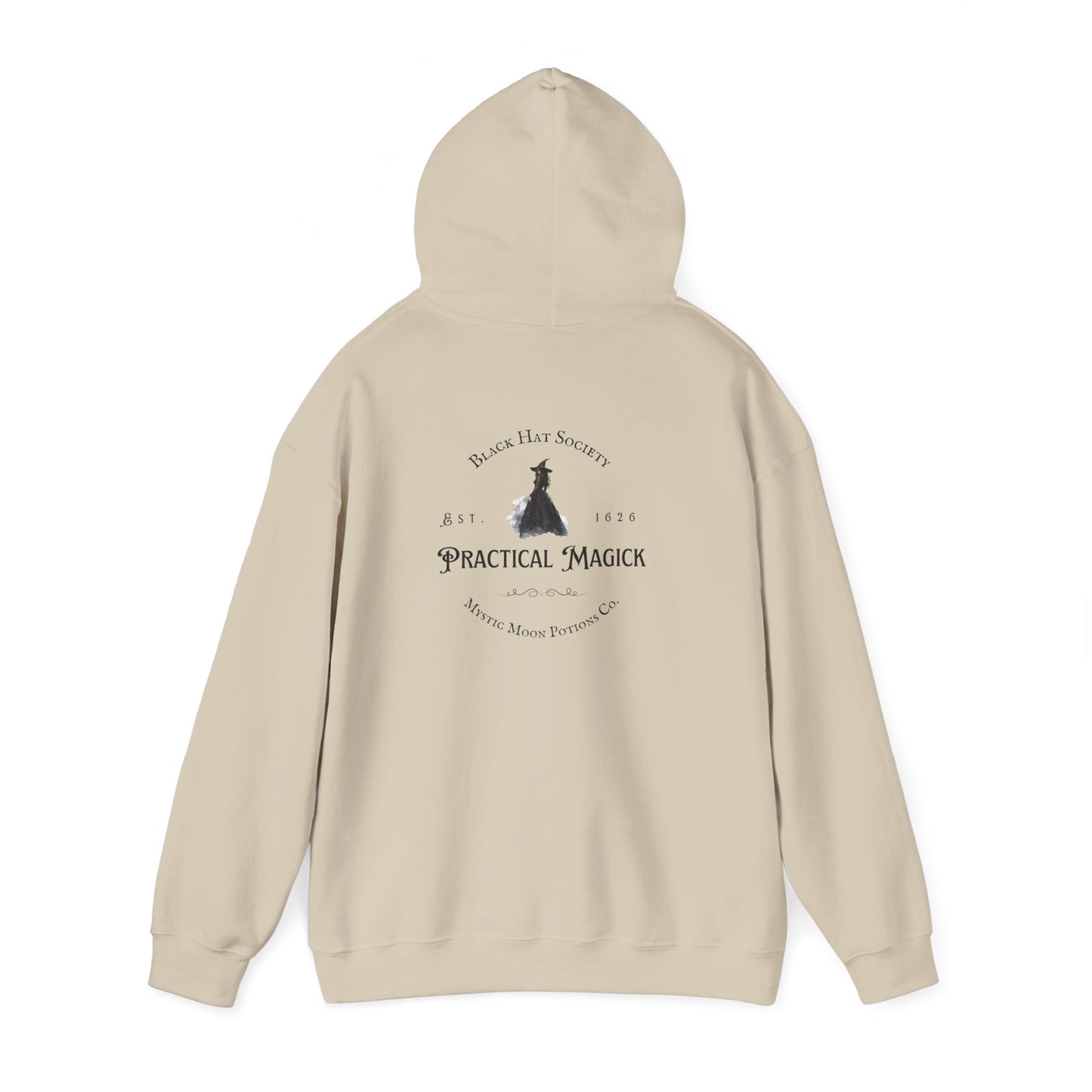 Practical Magick Unisex Hooded Sweatshirt, Cozy Witchy Apparel, Halloween Gift, Spiritual Fashion, Everyday Wear