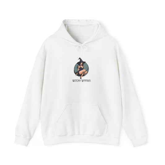 Witchy Woman Hoodie, Unisex Hooded Sweatshirt, Cozy Witchy Apparel, Halloween Gift, Spiritual Fashion, Everyday Wear