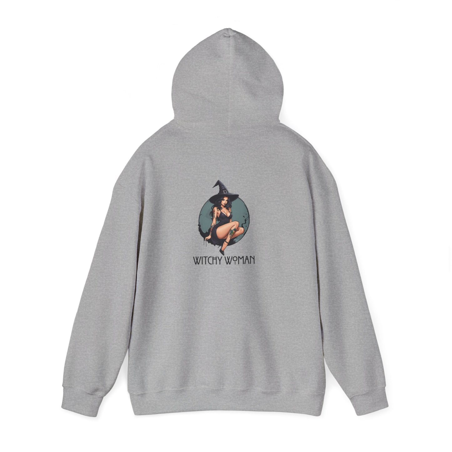 Witchy Woman Hoodie, Unisex Hooded Sweatshirt, Cozy Witchy Apparel, Halloween Gift, Spiritual Fashion, Everyday Wear