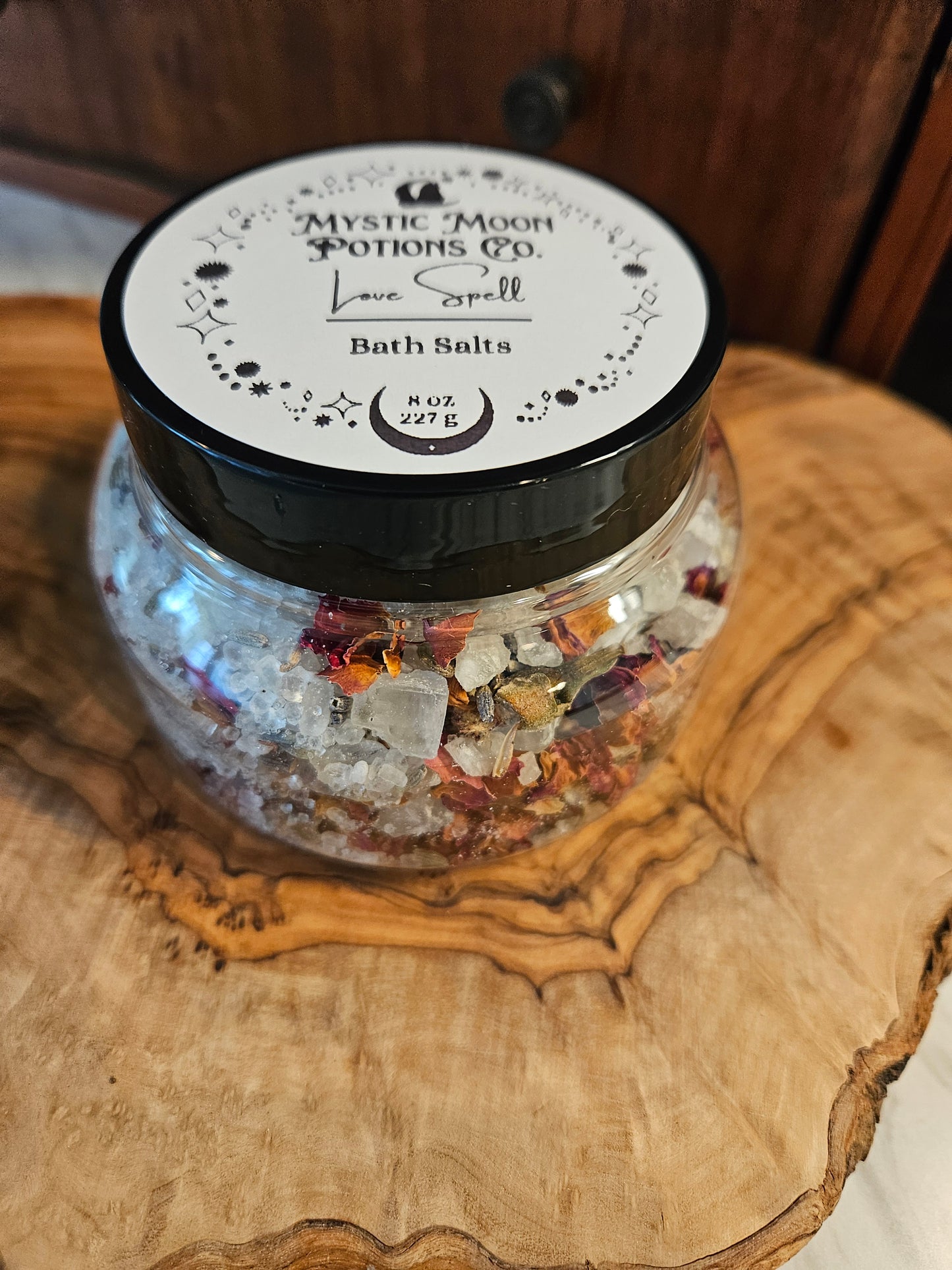 Bath Salts | Magick Bath Salts | Ritual Bath Salts | Herbal Spell Soak for Love, Cleansing, Protection & Healing | Witchy Self Care