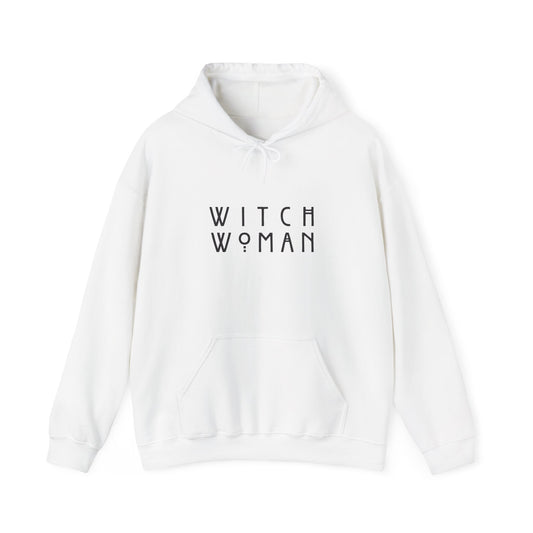 Witch Woman Hoodie, Unisex Hooded Sweatshirt, Cozy Witchy Apparel, Halloween Gift, Spiritual Fashion, Everyday Wear