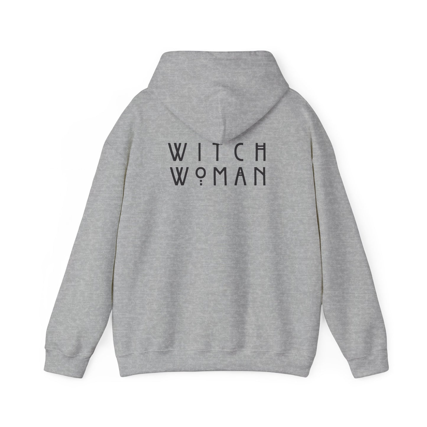 Witch Woman Hoodie, Unisex Hooded Sweatshirt, Cozy Witchy Apparel, Halloween Gift, Spiritual Fashion, Everyday Wear