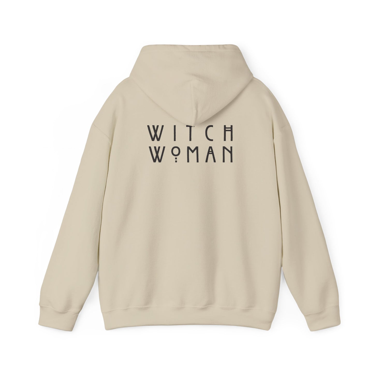 Witch Woman Hoodie, Unisex Hooded Sweatshirt, Cozy Witchy Apparel, Halloween Gift, Spiritual Fashion, Everyday Wear