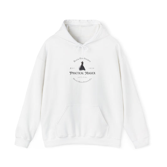 Practical Magick Unisex Hooded Sweatshirt, Cozy Witchy Apparel, Halloween Gift, Spiritual Fashion, Everyday Wear