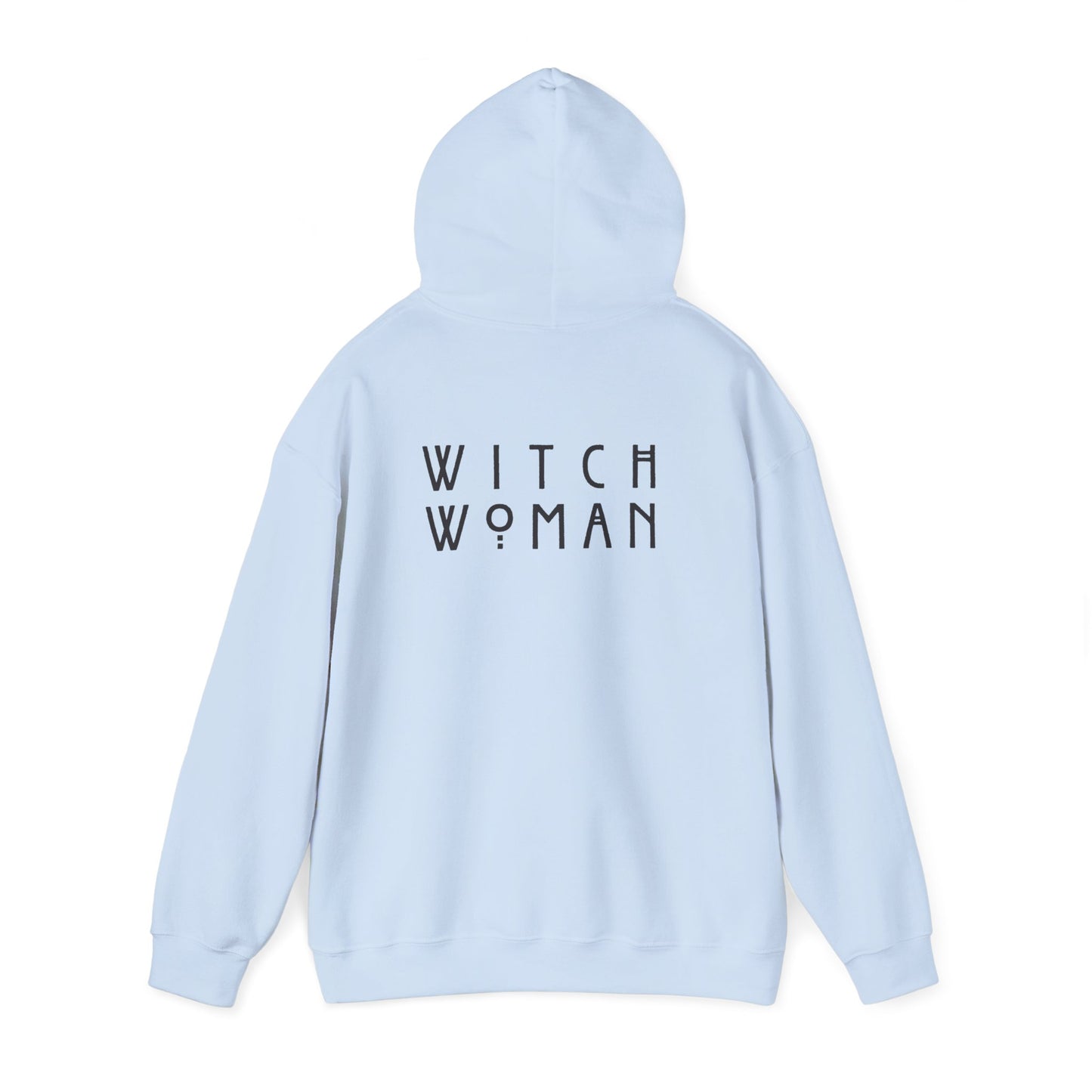 Witch Woman Hoodie, Unisex Hooded Sweatshirt, Cozy Witchy Apparel, Halloween Gift, Spiritual Fashion, Everyday Wear