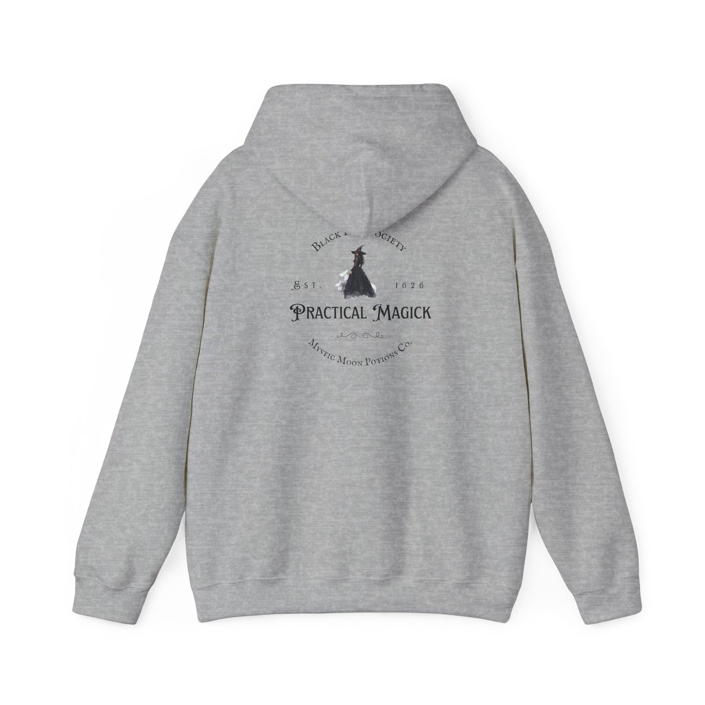 Practical Magick Unisex Hooded Sweatshirt, Cozy Witchy Apparel, Halloween Gift, Spiritual Fashion, Everyday Wear
