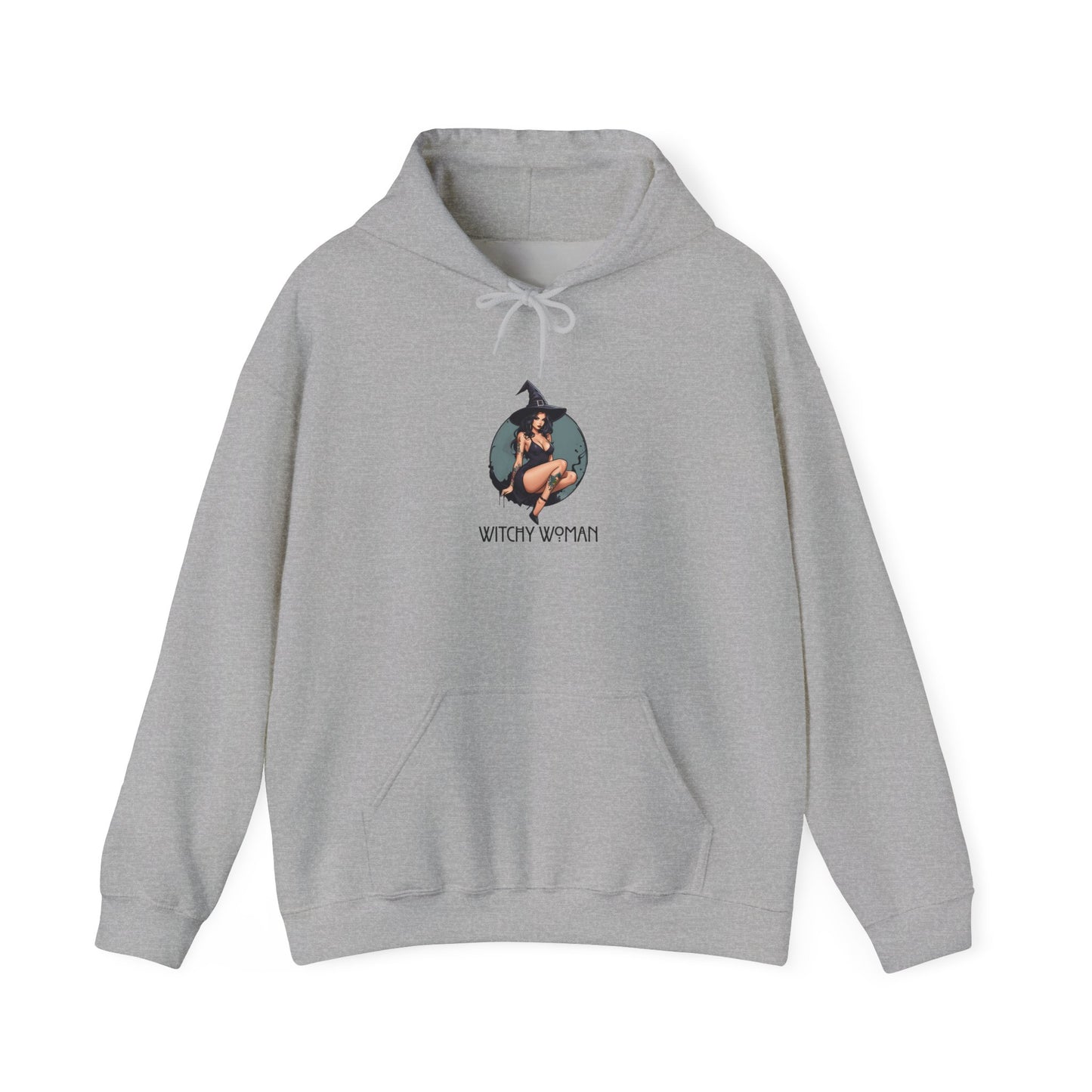 Witchy Woman Hoodie, Unisex Hooded Sweatshirt, Cozy Witchy Apparel, Halloween Gift, Spiritual Fashion, Everyday Wear