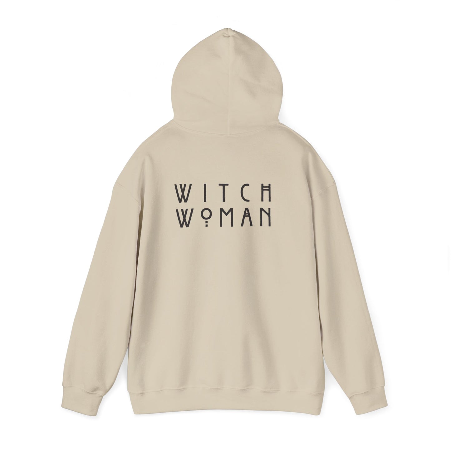 Witch Woman Hoodie, Unisex Hooded Sweatshirt, Cozy Witchy Apparel, Halloween Gift, Spiritual Fashion, Everyday Wear