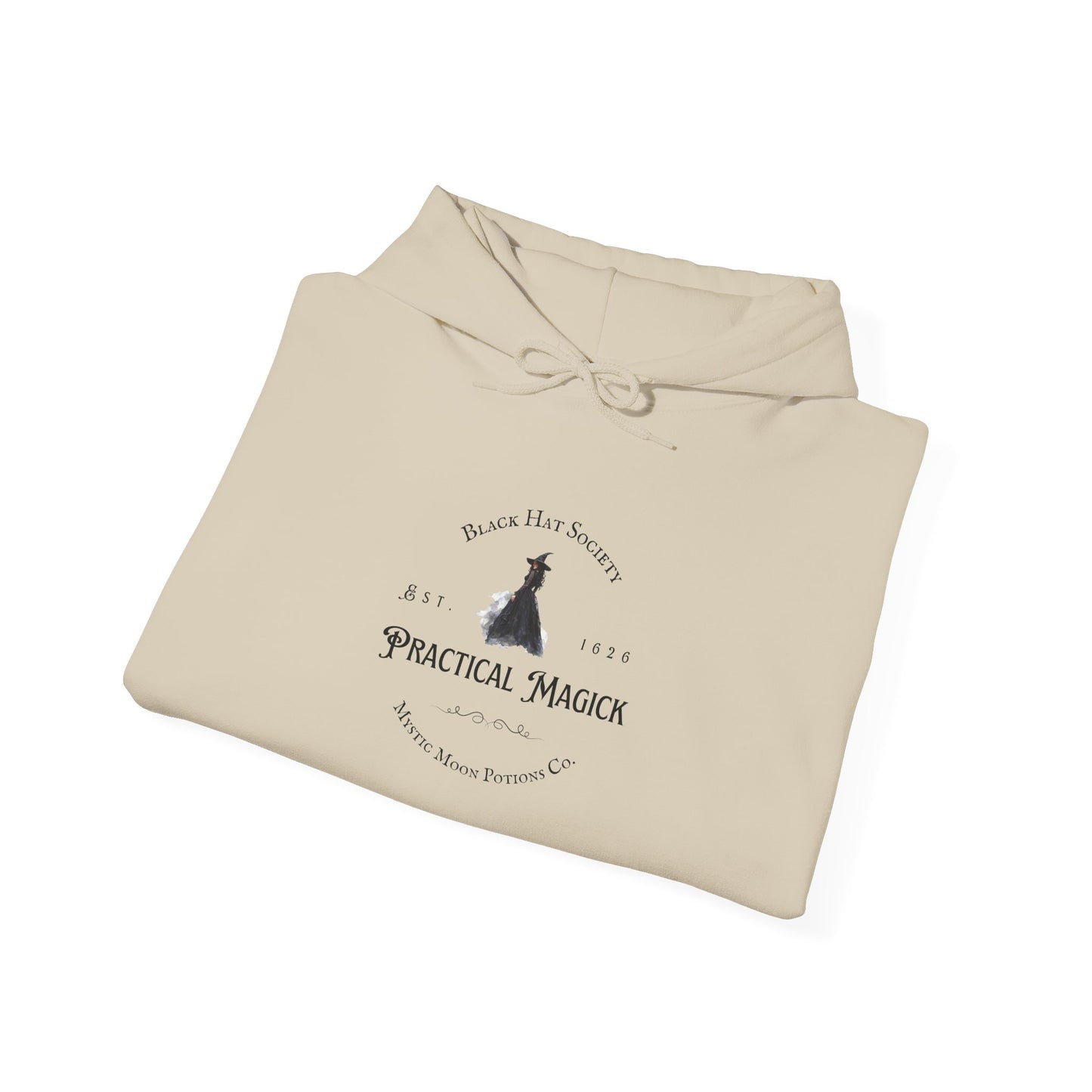 Practical Magick Unisex Hooded Sweatshirt, Cozy Witchy Apparel, Halloween Gift, Spiritual Fashion, Everyday Wear