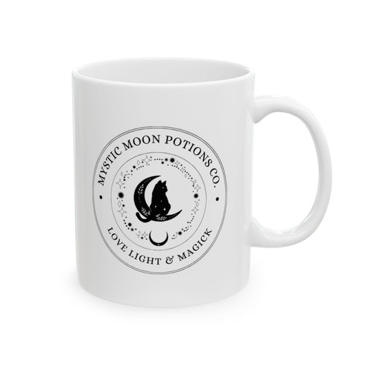 Mystic Moon Potions Co. Ceramic Mug, Perfect Gift for Coffee Lovers, Unique Tea Cup, Home & Office Decor, Birthday & Holiday Present