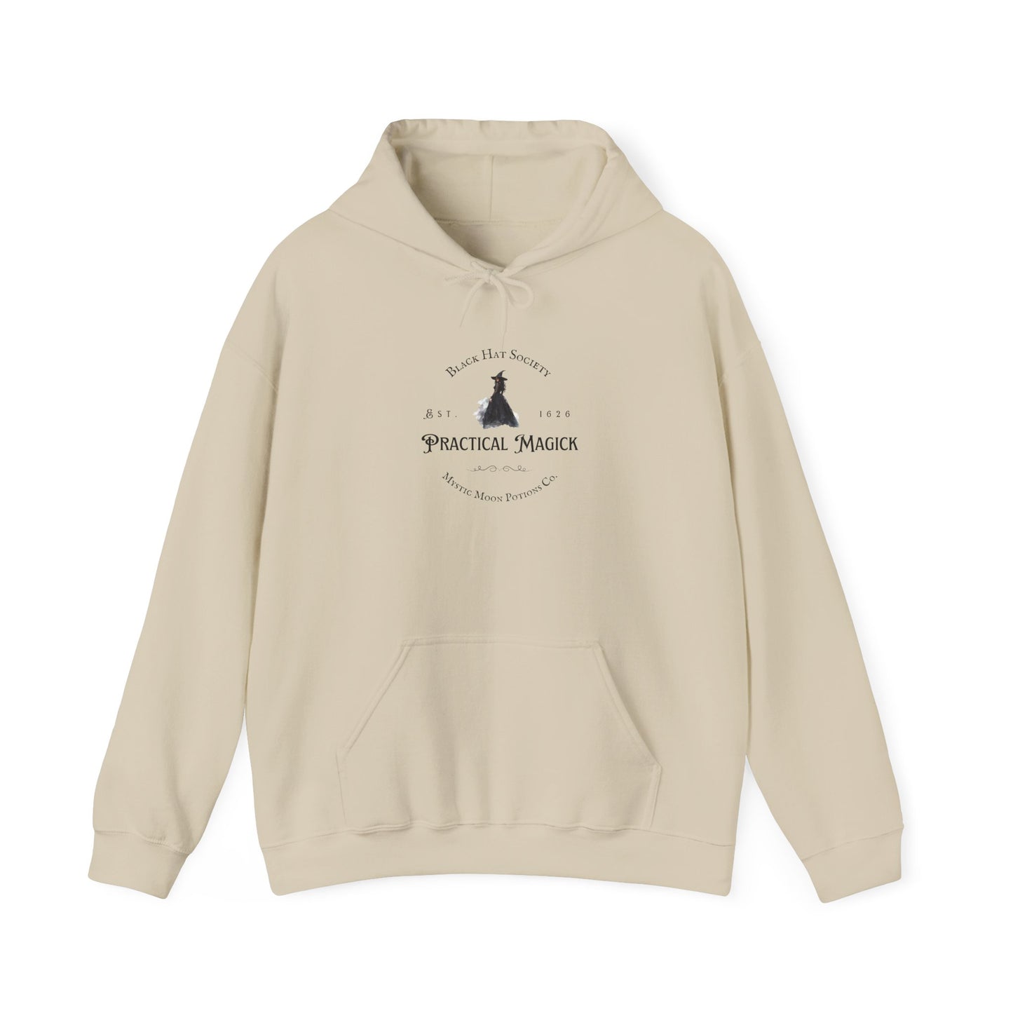 Practical Magick Unisex Hooded Sweatshirt, Cozy Witchy Apparel, Halloween Gift, Spiritual Fashion, Everyday Wear