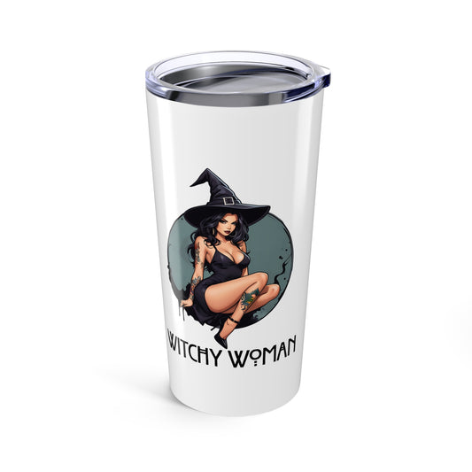Witchy Woman Tumbler, Motivational Drinkware for Daily Inspiration, Unique Gift for Friends, Perfect for Home, Office, and Travel