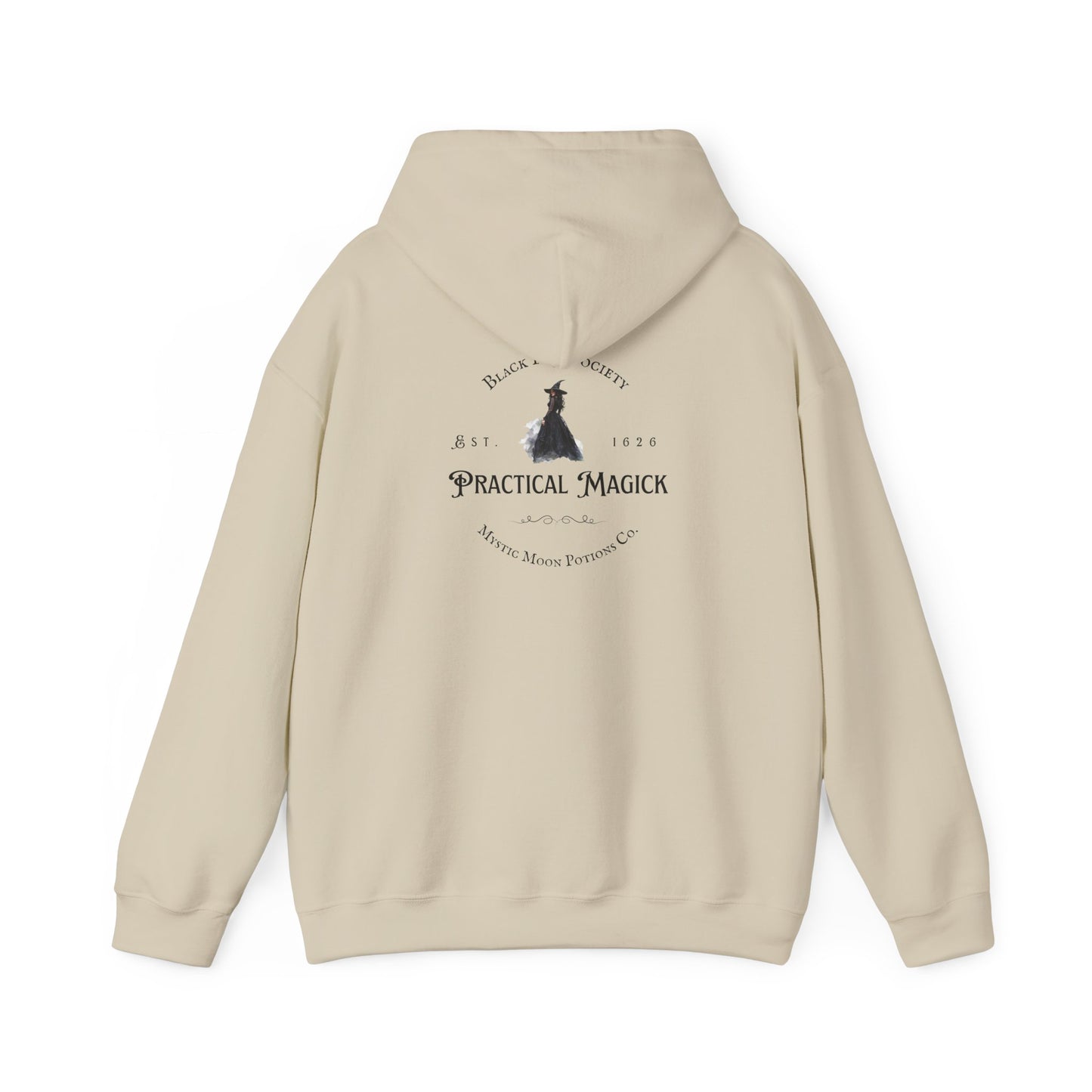 Practical Magick Unisex Hooded Sweatshirt, Cozy Witchy Apparel, Halloween Gift, Spiritual Fashion, Everyday Wear