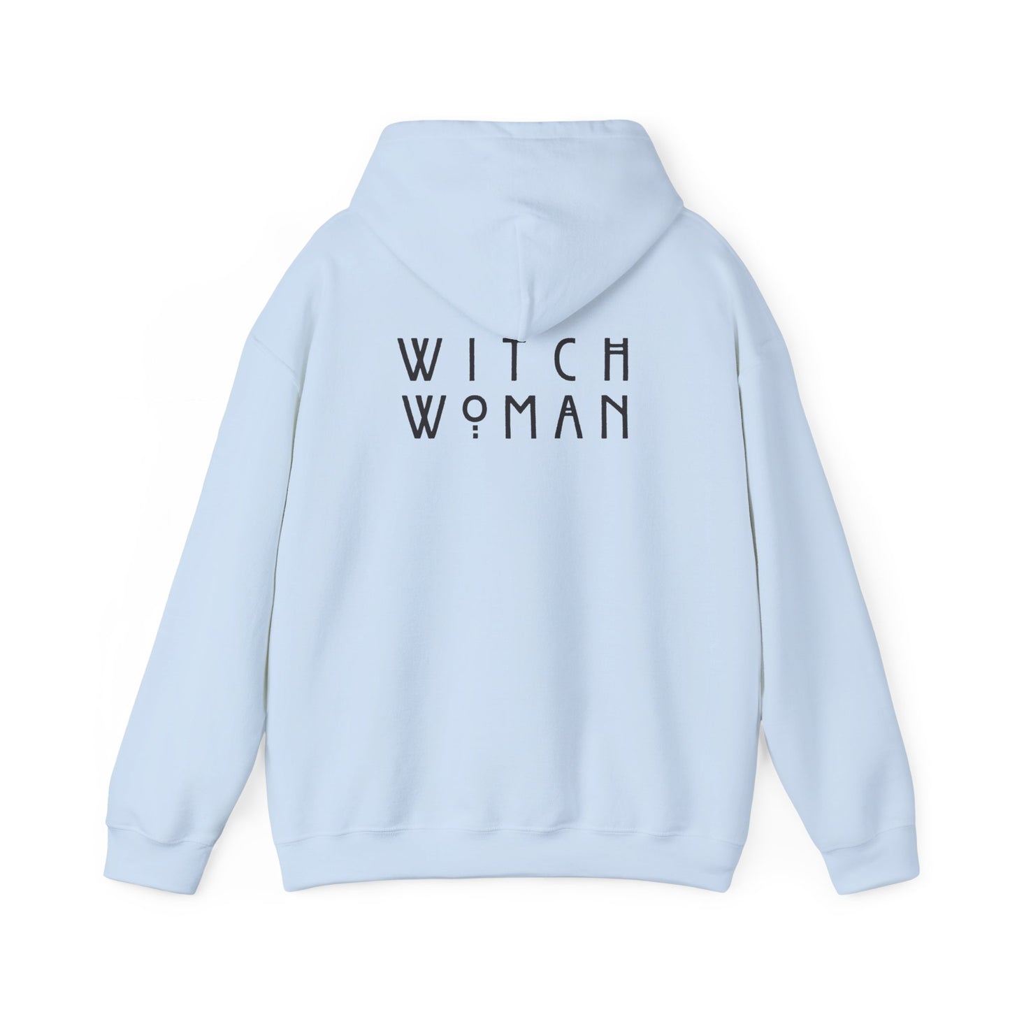 Witch Woman Hoodie, Unisex Hooded Sweatshirt, Cozy Witchy Apparel, Halloween Gift, Spiritual Fashion, Everyday Wear