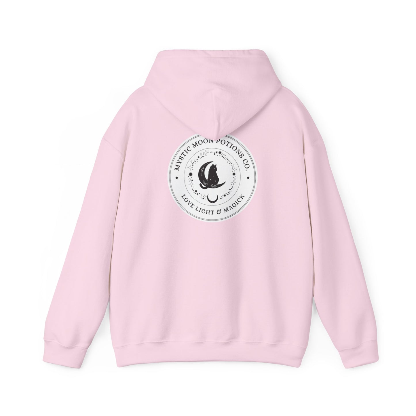 Mystic Moon Potions Co. Hoodie, Unisex Hooded Sweatshirt, Cozy Witchy Apparel, Halloween Gift, Spiritual Fashion, Everyday Wear