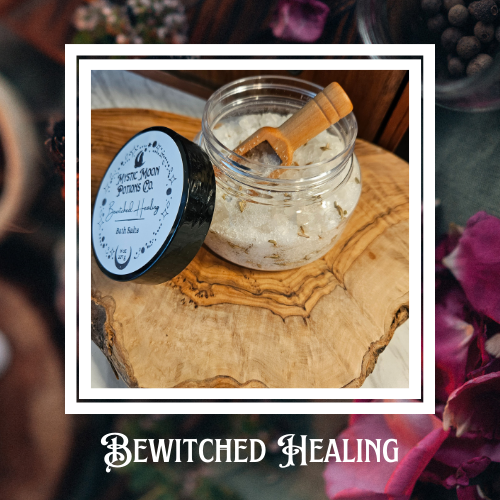 Bath Salts | Magick Bath Salts | Ritual Bath Salts | Herbal Spell Soak for Love, Cleansing, Protection & Healing | Witchy Self Care