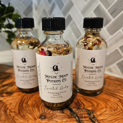 Bewitched Healing Potion | Crystal & Herb Infused Ritual Oil for Self-Care | Practical Everyday Magic