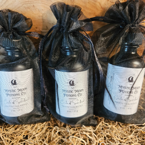 Circle of Sisterhood | Protection Potion Ritual Oil | Circle of Sisterhood |  Anointing Oil with Obsidian and Rosemary
