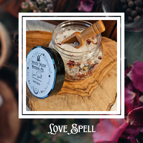 Bath Salts | Magick Bath Salts | Ritual Bath Salts | Herbal Spell Soak for Love, Cleansing, Protection & Healing | Witchy Self Care