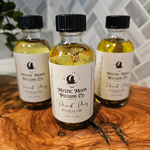 Potion of Plenty Abundance Ritual Oil for Wealth & Success | Abundance and Prosperity |  Manifestation Tools