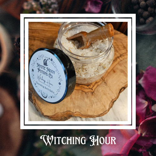 Bath Salts | Magick Bath Salts | Ritual Bath Salts | Herbal Spell Soak for Love, Cleansing, Protection & Healing | Witchy Self Care
