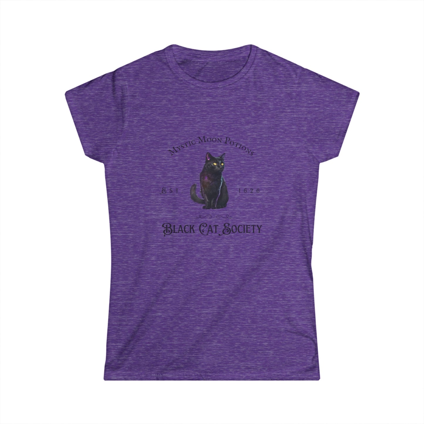 Black Cat Society Softstyle Tee