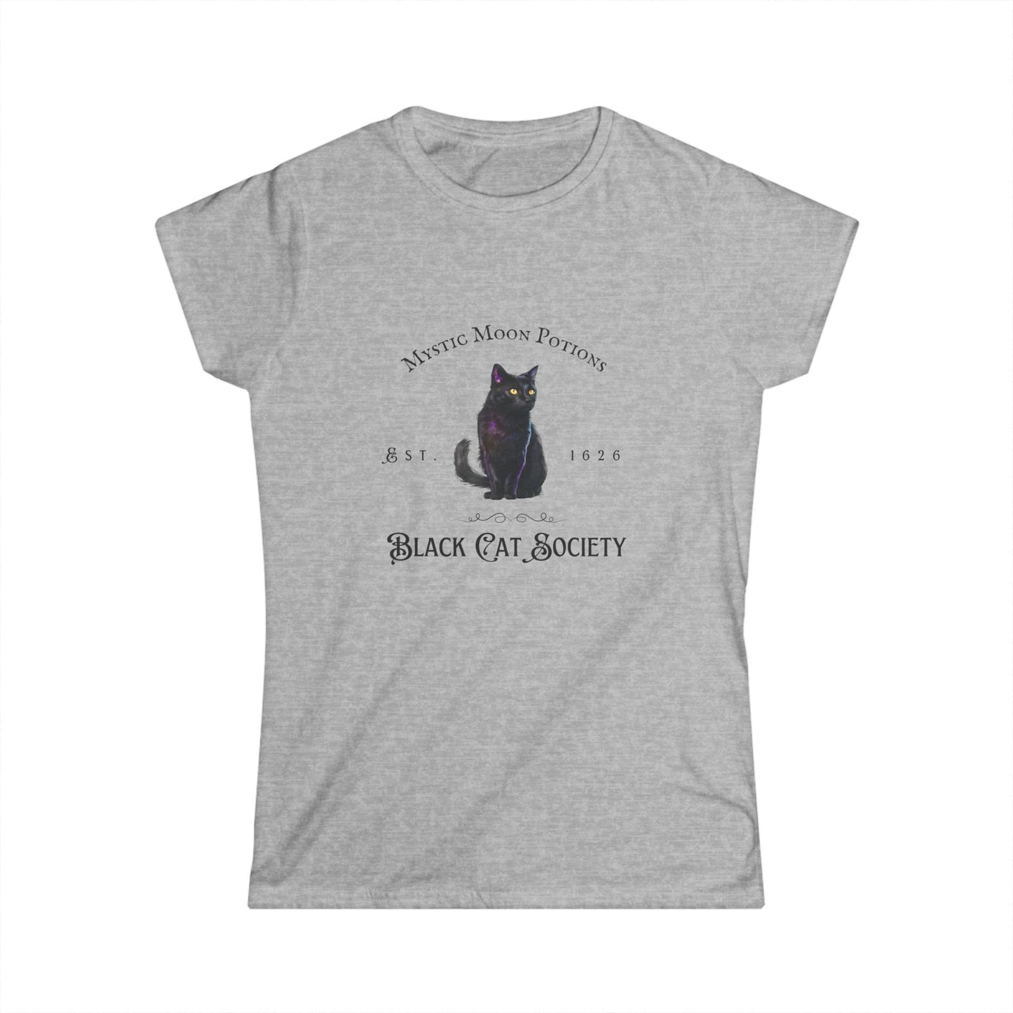 Black Cat Society Softstyle Tee