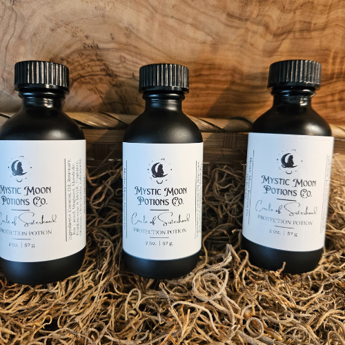 Circle of Sisterhood | Protection Potion Ritual Oil | Circle of Sisterhood |  Anointing Oil with Obsidian and Rosemary