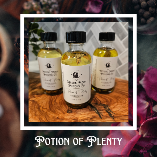 Potion of Plenty Abundance Ritual Oil for Wealth & Success | Abundance and Prosperity |  Manifestation Tools