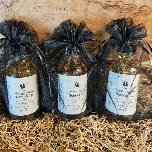 Tranquility Potion| Calming Ritual Oil for Anxiety & Sleep | Crystal Infused Anointing Oil with Lavender & Amethyst for Calm
